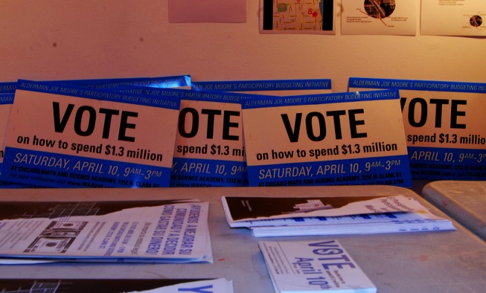 « Votez pour savoir savoir comment dépenser 1,3 M. $ ! » // CC Samuel A. Love