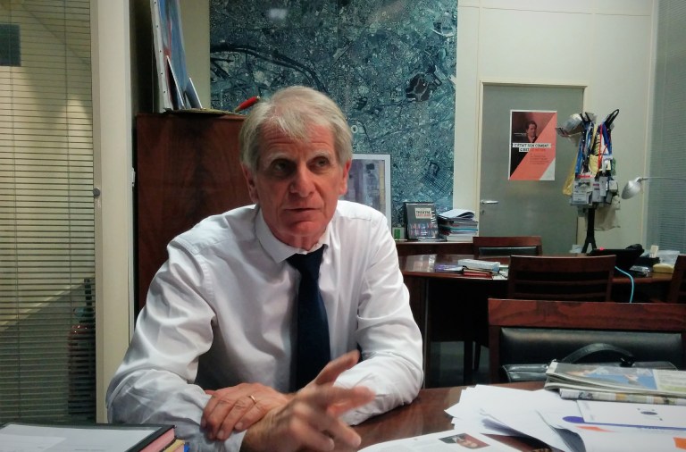 Patrick Braouezec, président de Plaine commune, territoire du Grand Paris