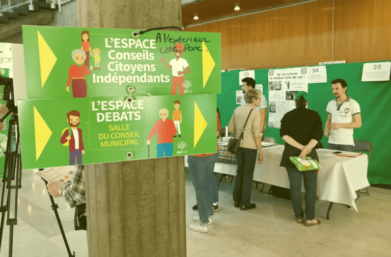 Lors du Forum des idées en 2018 à Grenoble