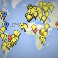 Carte mondiale des budgets participatifs réalisée à l'initiative de Tiago Peixotto