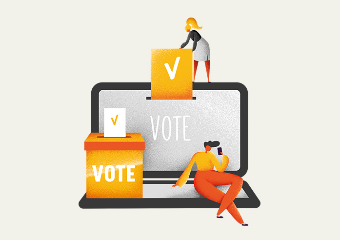 Vote au Budget participatif illustration