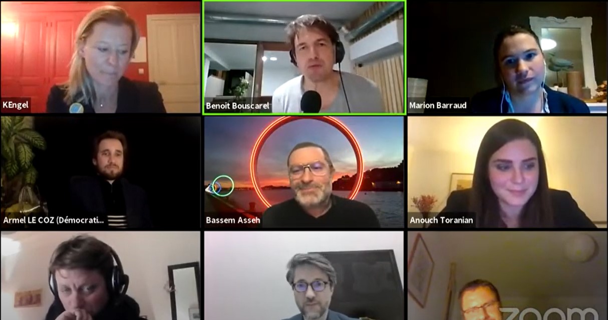 Visioconférence politique Rencontres nationales des Budgets participatifs 2020, Clermont-Ferrand